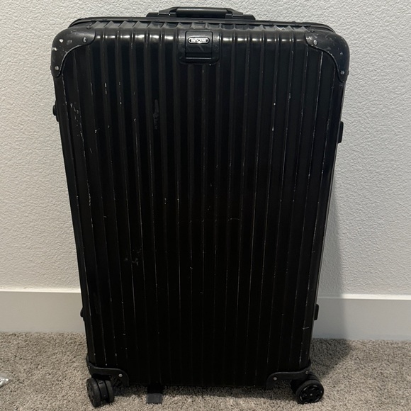 RIMOWA Matte Black aluminum Luggage Large - Picture 1 of 8